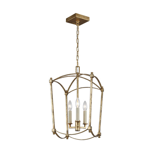 Thayer 3-Light Pendant in Antique Gild