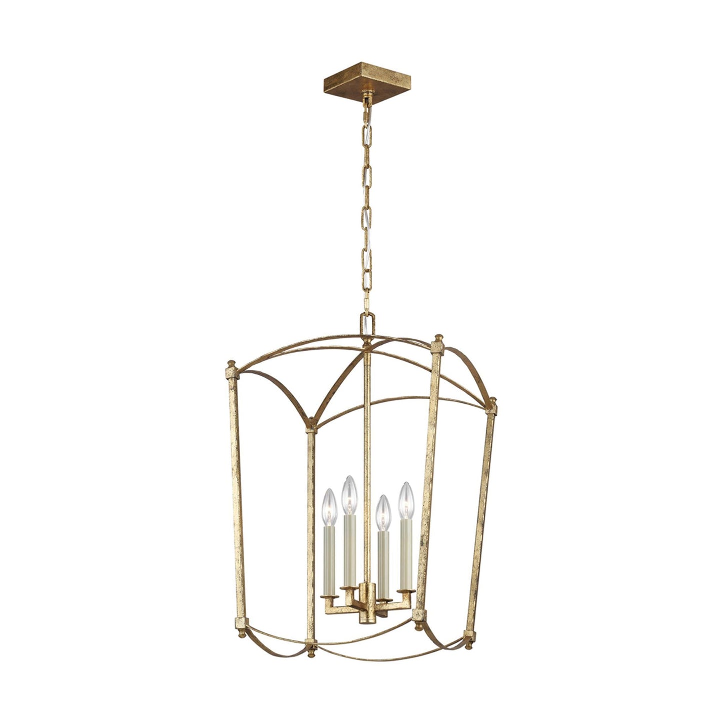 Thayer 4-Light Pendant in Antique Gild