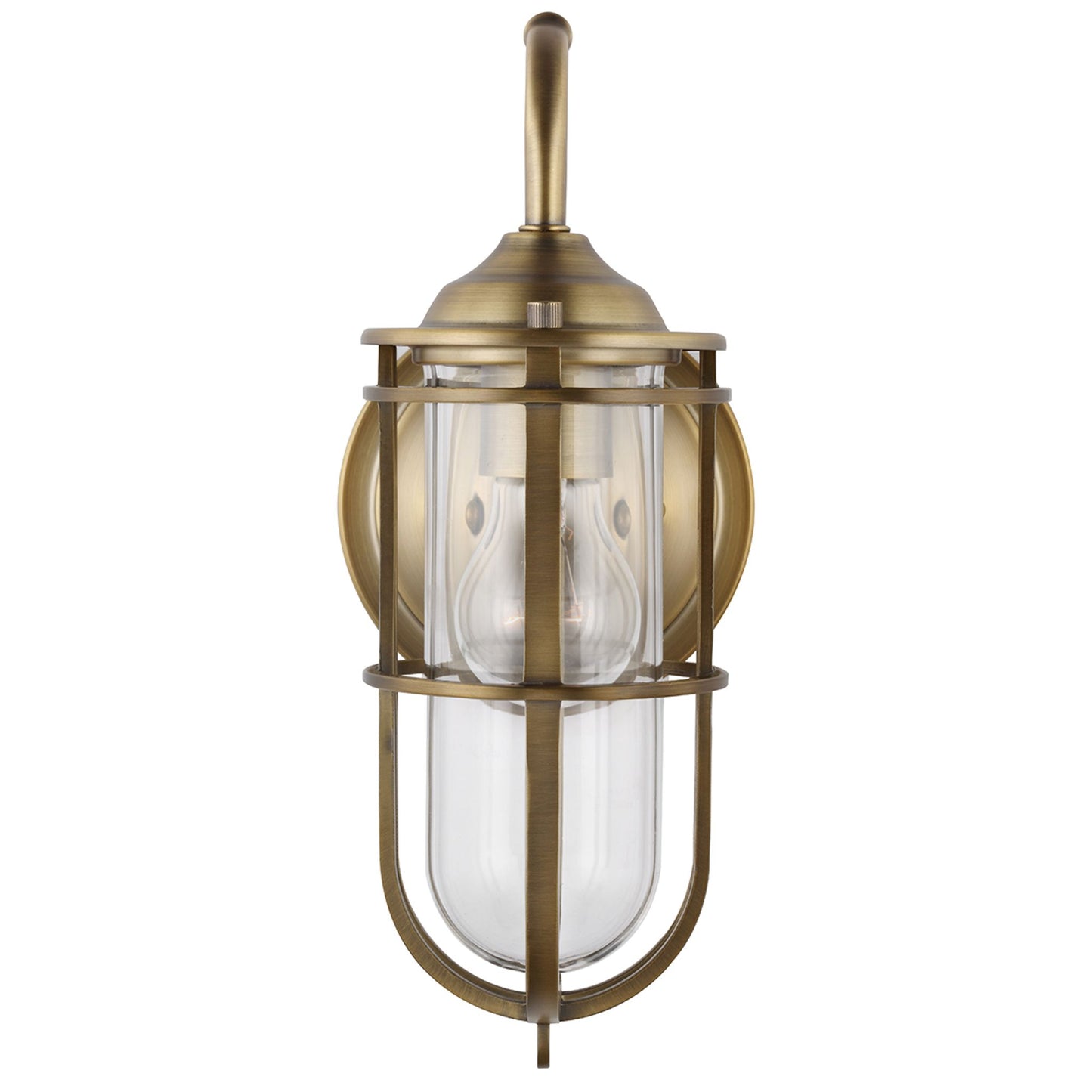 Urban Restoration 1-Light Wall Light in Dark Antique Brass