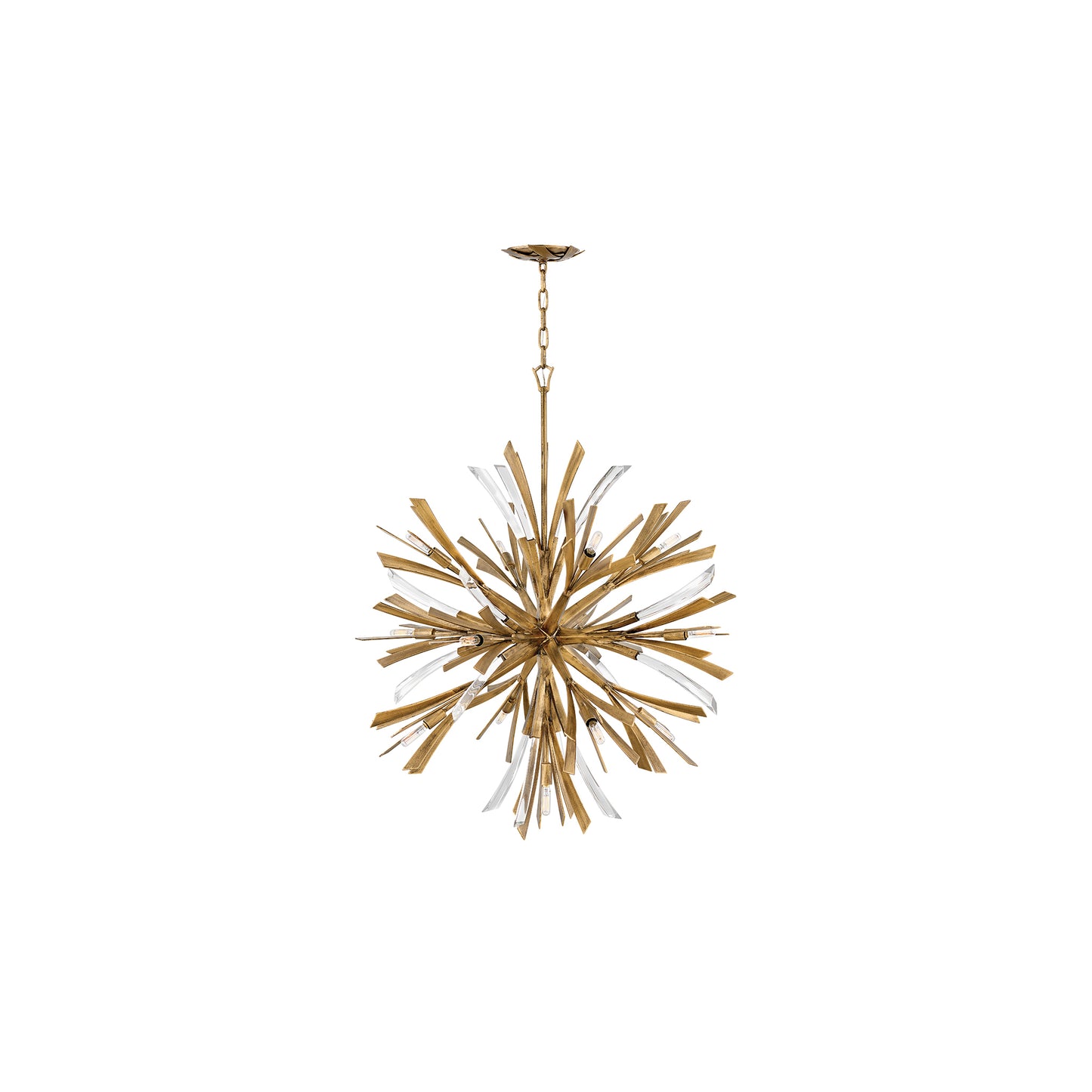 Vida 13-Light Pendant in Burnished Gold