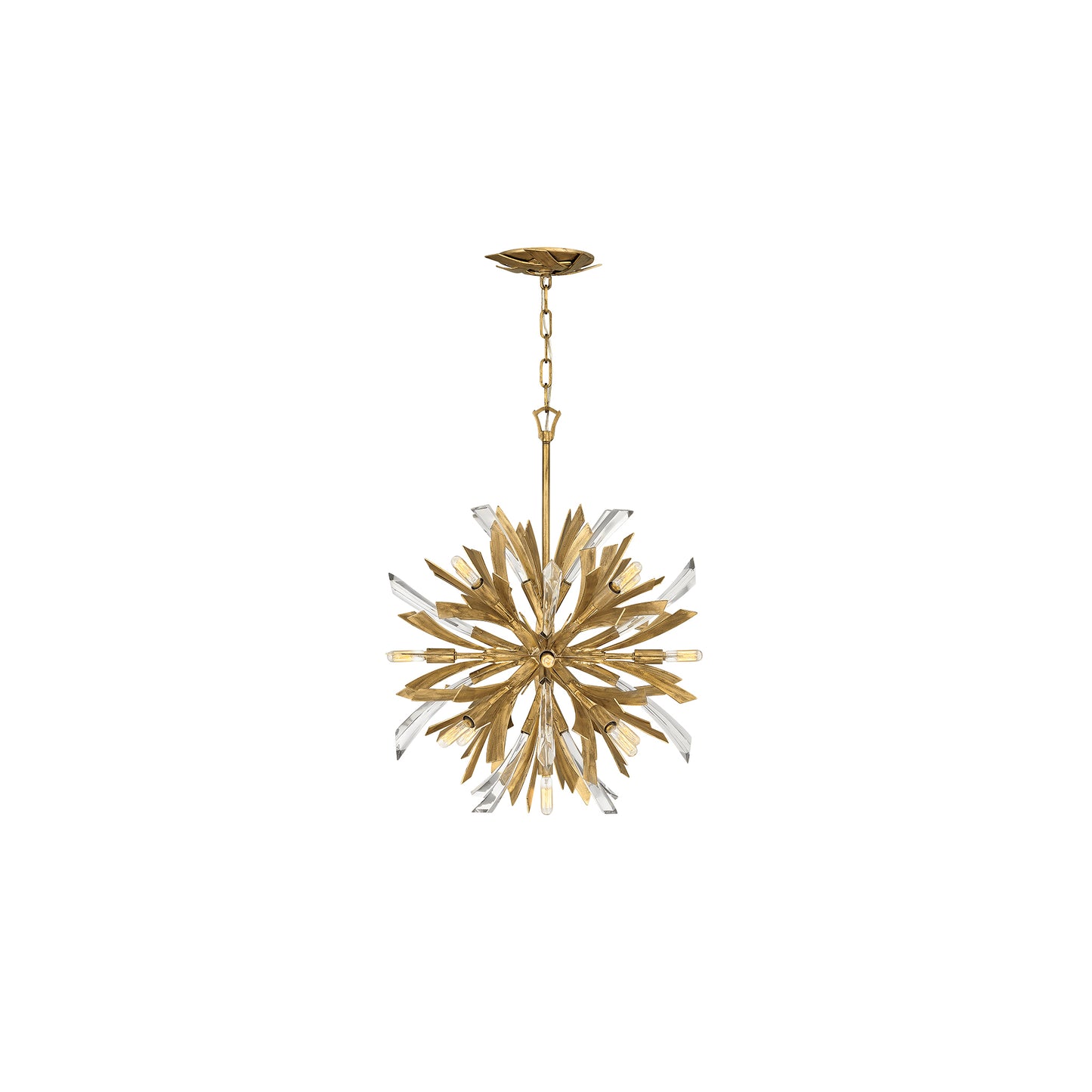 Vida 13-Light Pendant in Burnished Gold