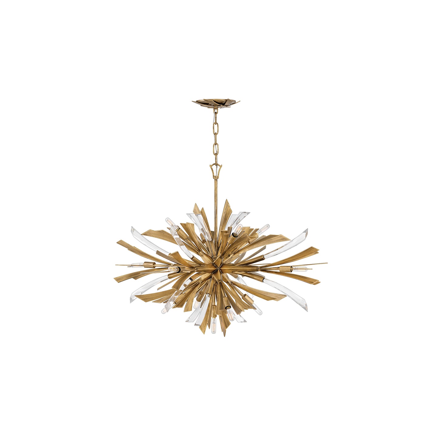 Vida 13-Light Pendant in Burnished Gold