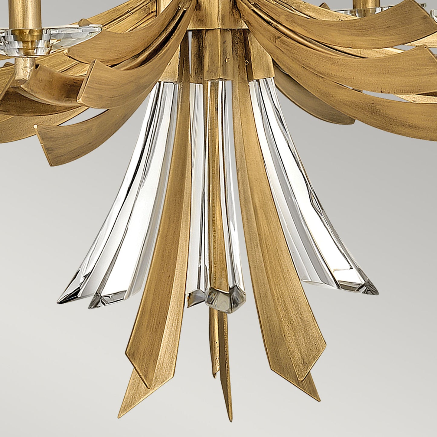 Vida 6-Light Chandelier in Burnished Gold