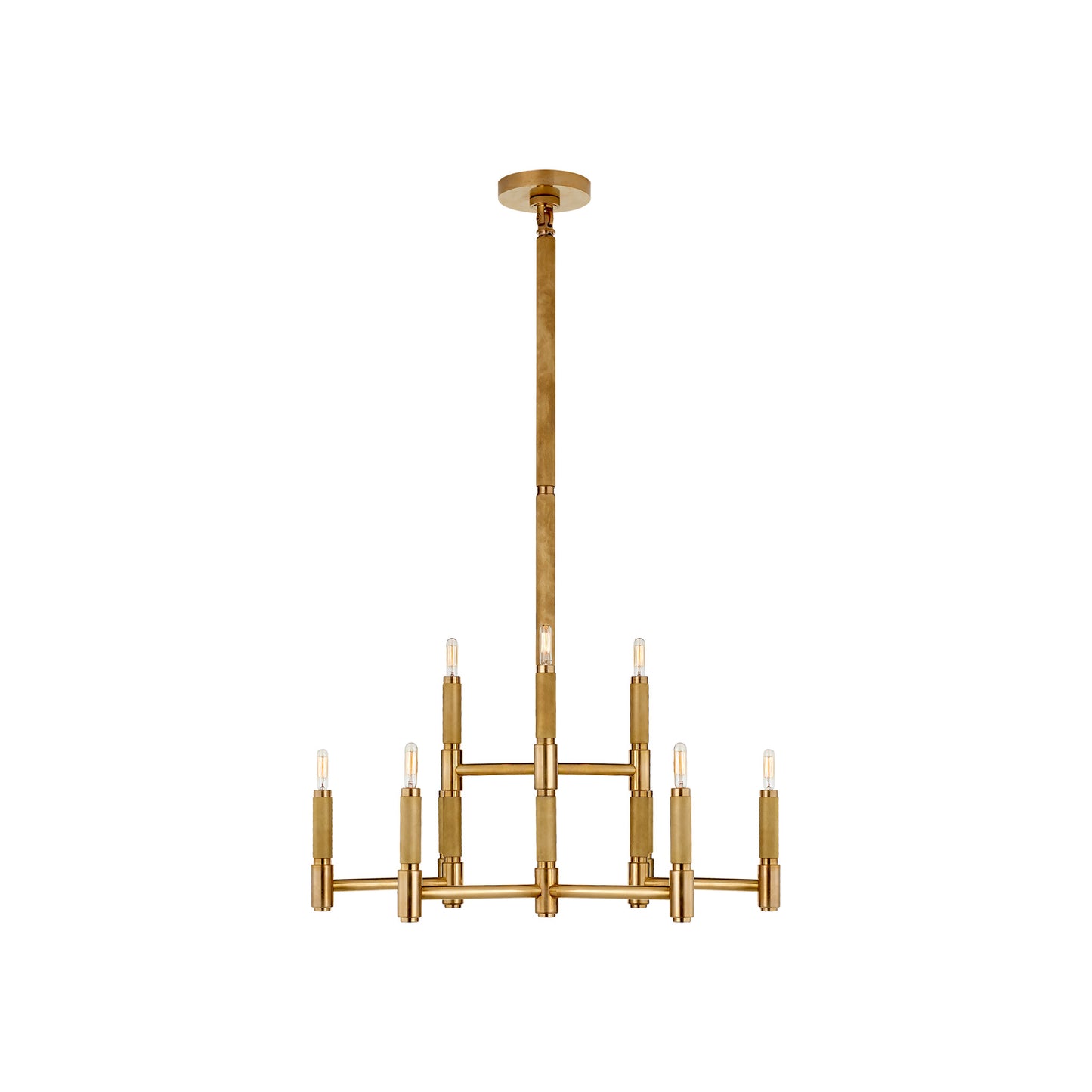 Barrett Medium Knurled Chandelier