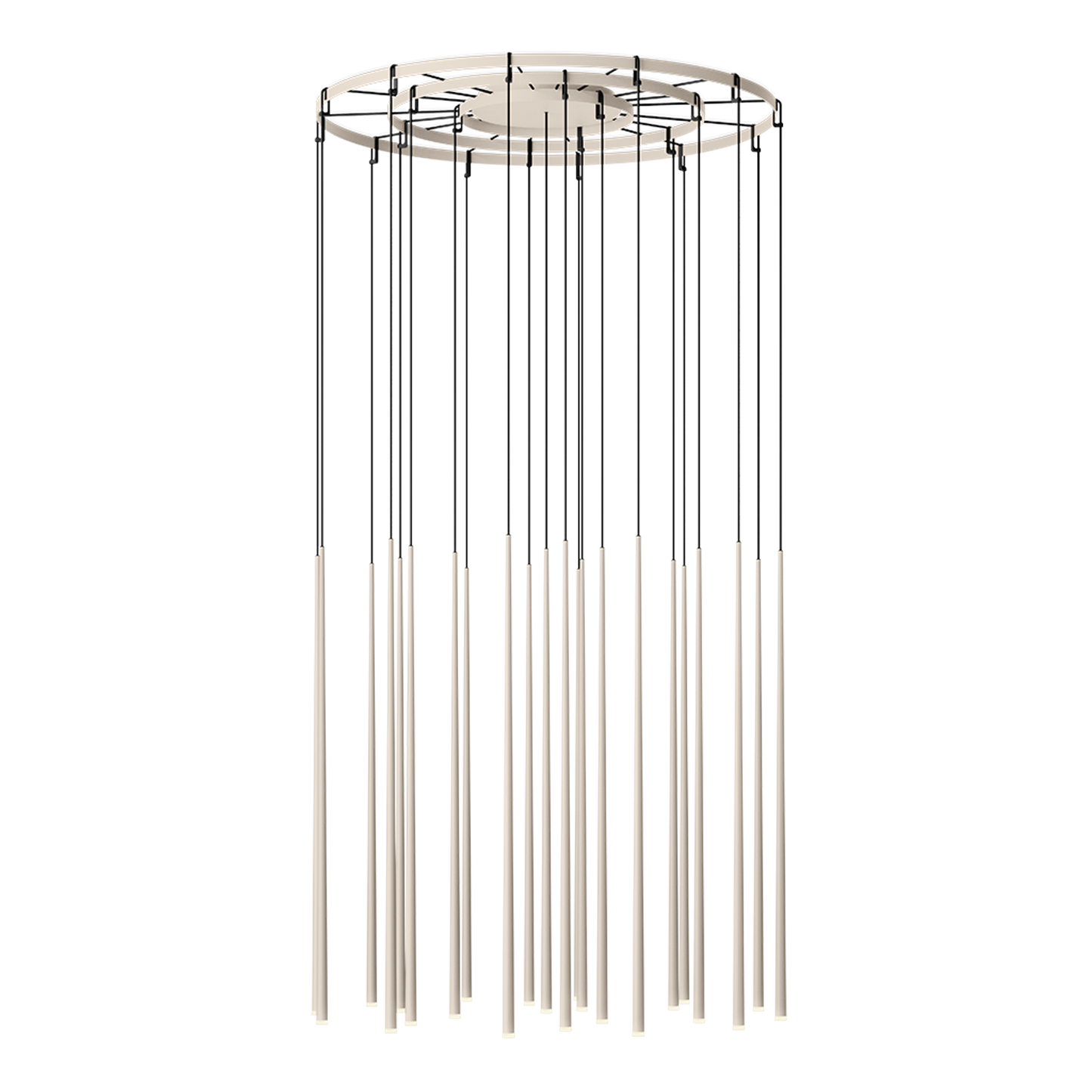 Slim 0940 22-Light Round LED Pendant