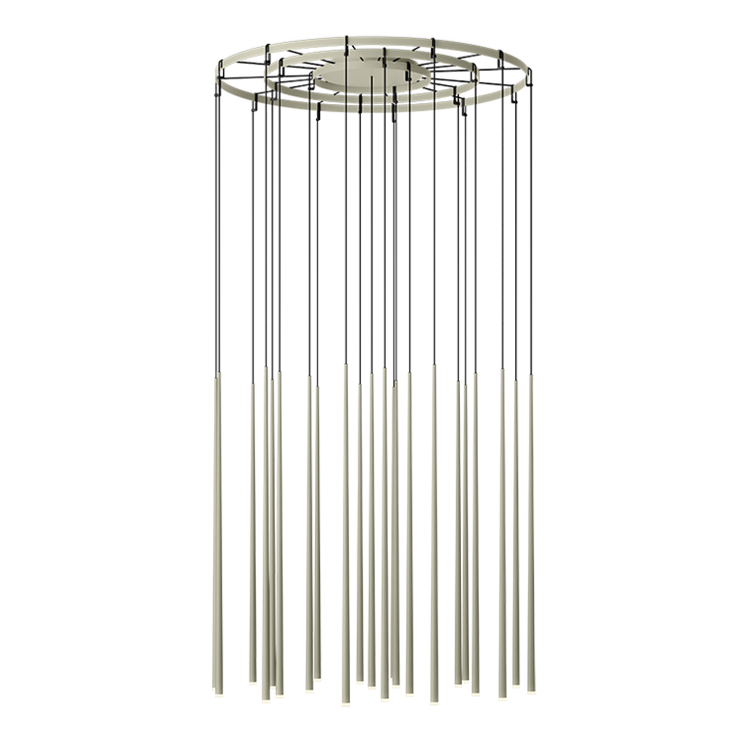 Slim 0940 22-Light Round LED Pendant